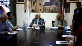 مؤتمر صحفي حول المشاركة الفلسطينية في مسابقة جائزة القمة العالمية